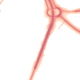 Night-time road noise heatmap for OL9 0AB