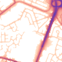 Daytime road noise heatmap for OL9 0AJ