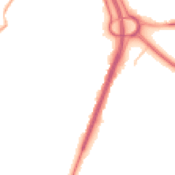 Night-time road noise heatmap for OL9 0AL