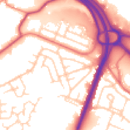 Daytime road noise heatmap for OL9 0AP