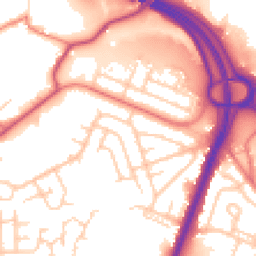 Daytime road noise heatmap for OL9 0AR