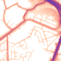 Daytime road noise heatmap for OL9 0AU