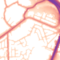 Daytime road noise heatmap for OL9 0AX