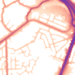 Daytime road noise heatmap for OL9 0AY