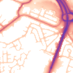 Daytime road noise heatmap for OL9 0BA