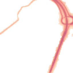 Night-time road noise heatmap for OL9 0BE