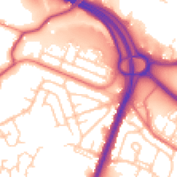 Daytime road noise heatmap for OL9 0BP