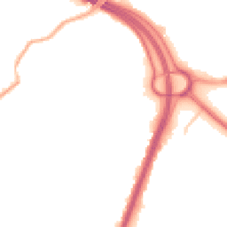 Night-time road noise heatmap for OL9 0BP