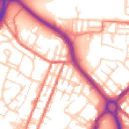 Daytime road noise heatmap for OL9 0BU