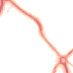 Night-time road noise heatmap for OL9 0BU