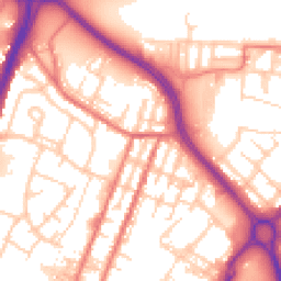Daytime road noise heatmap for OL9 0BX