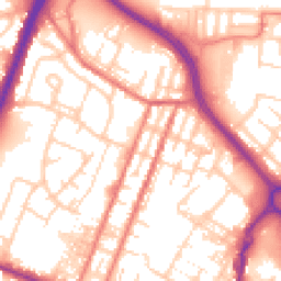Daytime road noise heatmap for OL9 0DA