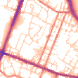 Daytime road noise heatmap for OL9 0DH