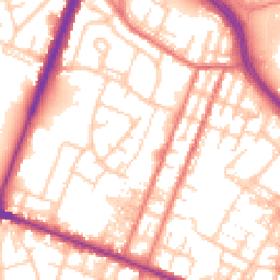 Daytime road noise heatmap for OL9 0DN