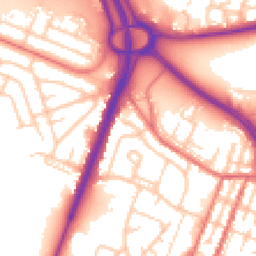 Daytime road noise heatmap for OL9 0EH