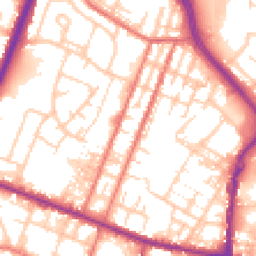 Daytime road noise heatmap for OL9 0EY