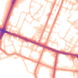 Daytime road noise heatmap for OL9 0HH