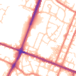 Daytime road noise heatmap for OL9 0JS