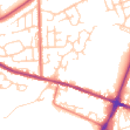 Daytime road noise heatmap for OL9 0ND