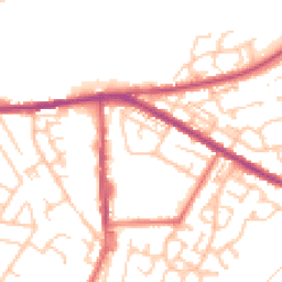 Daytime road noise heatmap for OL9 0NR
