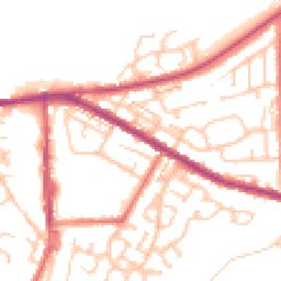 Daytime road noise heatmap for OL9 0NW