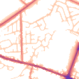 Daytime road noise heatmap for OL9 0NZ