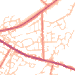 Daytime road noise heatmap for OL9 0PR