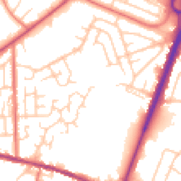 Daytime road noise heatmap for OL9 0QL