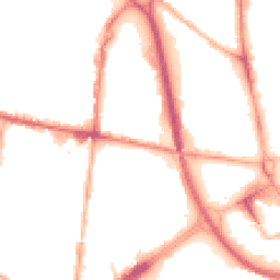 Night-time road noise heatmap for OL9 6BF