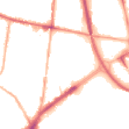 Night-time road noise heatmap for OL9 6HP