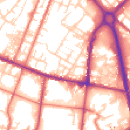 Daytime road noise heatmap for OL9 6JZ