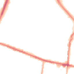 Night-time road noise heatmap for OL9 6NN