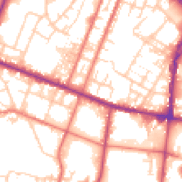 Daytime road noise heatmap for OL9 6PG