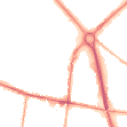 Night-time road noise heatmap for OL9 6QD