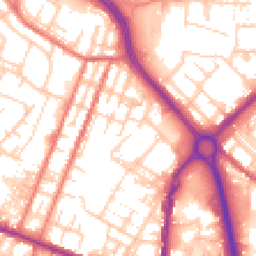 Daytime road noise heatmap for OL9 6SF