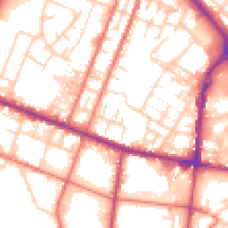 Daytime road noise heatmap for OL9 6SH