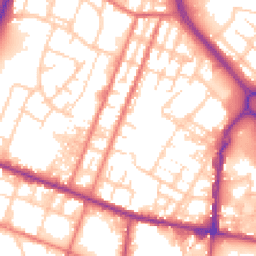 Daytime road noise heatmap for OL9 6SP