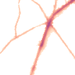 Night-time road noise heatmap for OL9 7BW
