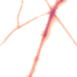 Night-time road noise heatmap for OL9 7DD
