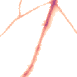 Night-time road noise heatmap for OL9 7EF