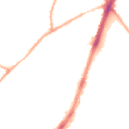 Night-time road noise heatmap for OL9 7FL