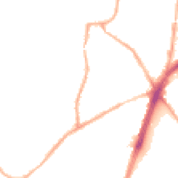 Night-time road noise heatmap for OL9 7SA