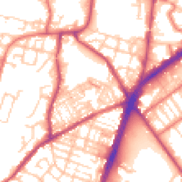 Daytime road noise heatmap for OL9 7TP