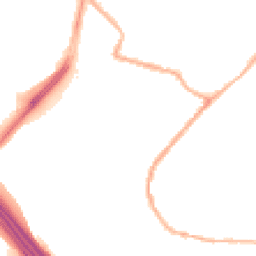 Night-time road noise heatmap for OL9 8LU