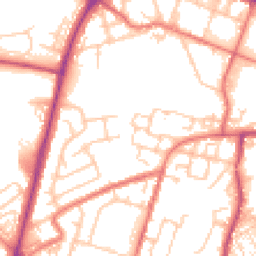 Daytime road noise heatmap for OL9 9BS