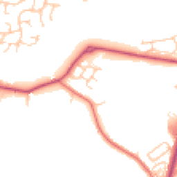 Daytime road noise heatmap for OL9 9FQ