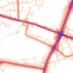Daytime road noise heatmap for OL9 9GH