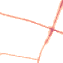 Night-time road noise heatmap for OL9 9GH