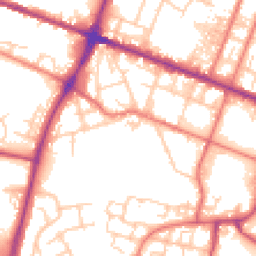Daytime road noise heatmap for OL9 9HA