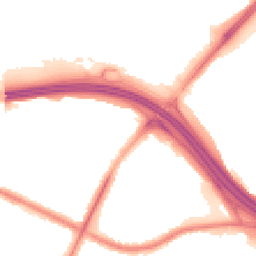 Night-time road noise heatmap for OL9 9PU